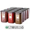 Set GinzaMaison 12 Recipiente Alimentare de 1200 ml pentru Frigider, Congelator, Dulap sau Camara, potrivit pentru Cuptor cu Microunde, cu 24 etichete