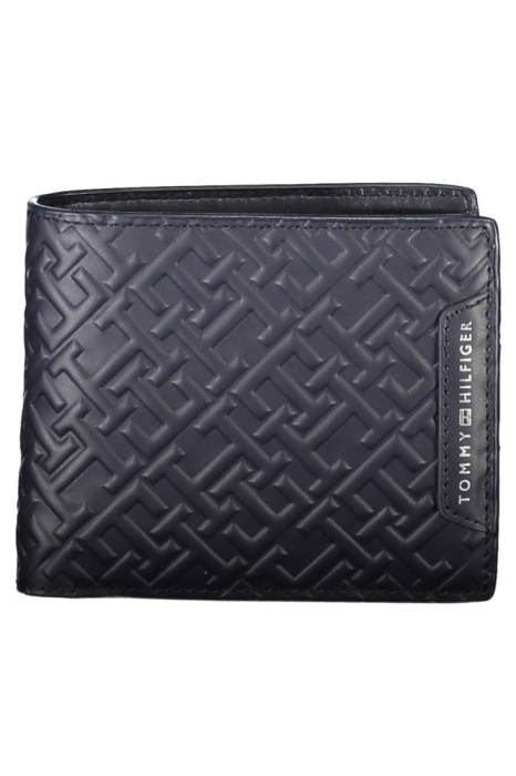 Tommy Hilfiger Portofel barbati cu modele grafice, Bleumarin, Universala