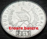 Cumpara ieftin Moneda exotica 5 CENTAVOS - GUATEMALA, anul 2012 *cod 5092 = UNC + EROARE BATERE, America Centrala si de Sud