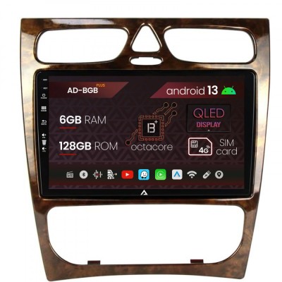 Navigatie Benz C Class (W203) (2002-2004), Android 13, B-Octacore 6GB RAM + 128GB ROM, 9 Inch - AD-BGB9006+AD-BGRKIT416V3 foto