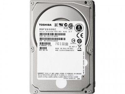 Hard Disk Server 600GB SAS SFF 2.5&amp;quot; 6Gbps 10K - Toshiba MBF2600RC foto