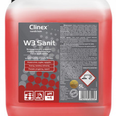 CLINEX W3 Sanit, 5 litri, detergent lichid, concentrat, pt. curatarea obiectelor sanitare, toaletelor