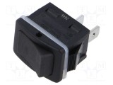 Rocker SPST ON-OFF 10A 250VAC Negru IP68 Canal Electronic