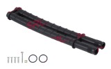 Furtun radiator incalzire habitaclu Peugeot 405 1987-92, 1992-96, 406 1995-99; o-ringuri incluse; 644859; 6464C8; SRLine, aftermarket
