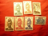 Serie mica Camerun colonie franceza - 1941 Motive locale , 7 val. ,unele sarn., Nestampilat