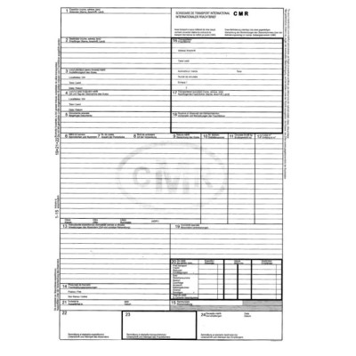 CMR International A4 OfficeMania, 6 Ex, 25 Seturi/Carnet - Scrisoare de Transport sau Formular Marfa foto