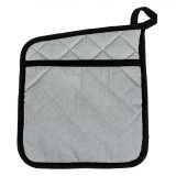 șervet Bucătărie, N/A, Neoprene, Două Fețe, Culoare Negru Argintiu, Dimensiuni 19x21cm, Oem