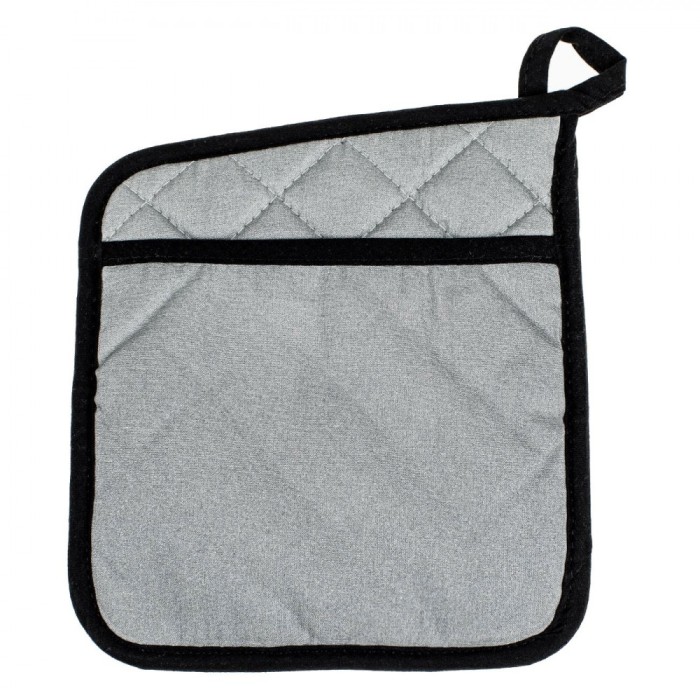șervet Bucătărie, N/A, Neoprene, Două Fețe, Culoare Negru Argintiu, Dimensiuni 19x21cm
