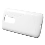 Husa silicon S-line alba pentru LG G2 Mini D620 / G2 Mini Dual Sim D618
