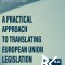 A practical approach to translating European Union legislation &ndash; Mihaela Cozma
