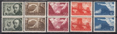 UNGARIA 1941 ANIVERSAREA 150 ANI NASTEREA I.SZECHENYI PERECHE SERII MNH foto