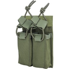 Port Incarcator Dublu Pistol Velcro Olive Drab Mil-Tec