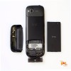 Capac Baterie + Rama HTC Desire S Gri Original Carcasa Spate