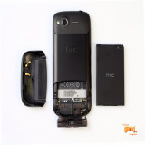 Capac Baterie + Rama HTC Desire S Gri Original Carcasa Spate