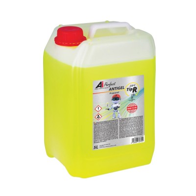 Antigel Auto AiPerfect Tip D (Renault Dacia), 5 Litri, Gata de Utilizare -35 C, Galben, Norma Renault 41-01-001, Type D, AFNOR NFR 15-601 foto