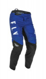 Pantaloni cross/enduro Fly Racing F-16 culoare negru/albastru/gri, marime 30