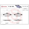 Placute frana Renault Clio 3 (Br0/1 Cr0/1) 01.05-12.14, Grand Scenic 2 (Jm0/1) 04.04-06.09, Megane 2 (Bm0/1 Cm0/1) 07.01-10.12, Megane 2 Box / Estate, BREMBO