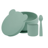 Set de hranire BWL I Minikoioi, 100% Premium Silicone &ndash; River Green