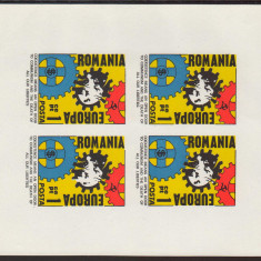 Romania Exil 1967 Emisiunea a XLVI-a EUROPA bloc nedantelat