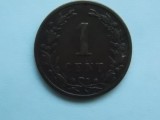 1 CENT 1884 OLANDA, Europa