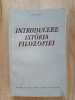 Introducere in istoria filozofiei - Ion Banu (1957, 274 pagini)