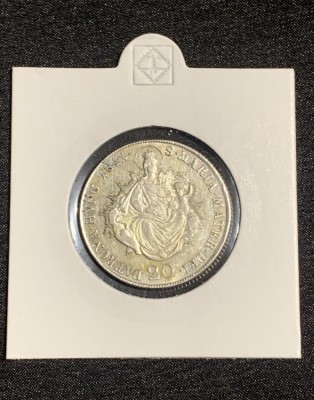 Moneda 20 krajczar 1841 B Ungaria argint foto