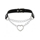 Choker Heart Chain, Negru, Mokko Toys