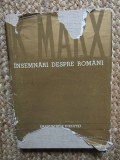 K. Marx - &Icirc;nsemnări despre rom&acirc;ni. Manuscrise inedite, 1964, Editura Academiei, Carte Istorie, Coperti cartonate