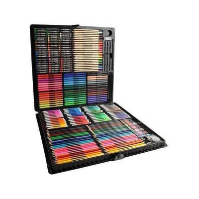 Set pentru pictura 288 piese cu geanta inclusa, Iso Trade, Negru foto