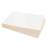Set 10 placi MDF alb,A5, 3mm, 14.8x21 cm