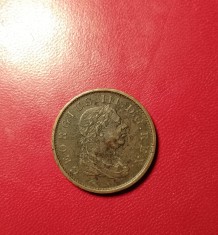 BRITHISH GUYANA / DEMARARY ESSEQUEBO 1 STIVER 1813 , MONEDA MARE SI FRUMOASA