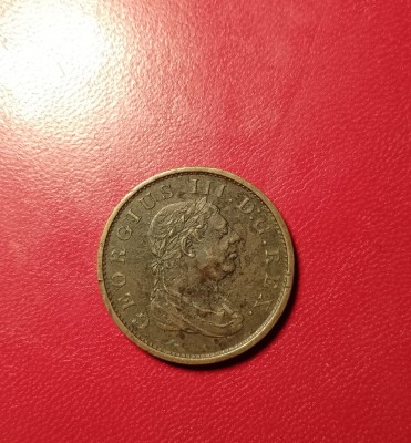BRITHISH GUYANA / DEMARARY ESSEQUEBO 1 STIVER 1813 , MONEDA MARE SI FRUMOASA foto