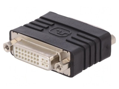 Adaptor DVI-I Dual Link Negru foto