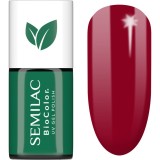 Semilac UV Hybrid BioColor unghii cu gel folosind UV / lampă cu LED culoare 729 Dark Cherry 7 ml