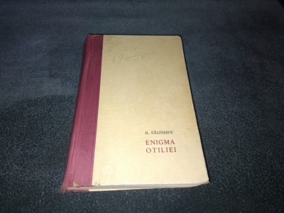 G CALINESCU - ENIGMA OTILIEI foto