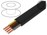 Cablu Electric Neecranat 4G2,5mm2 450V/750V Cu Negru