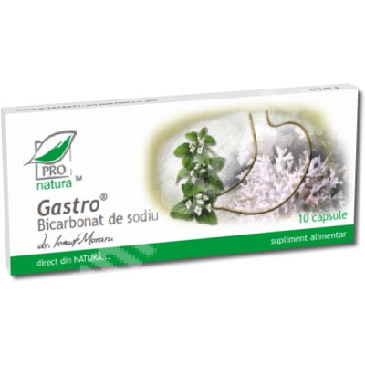 Gastro Bicarbonat de Sodiu Medica 10cps