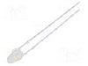 Dioda LED, 3mm, alb cald, 8,5...10lm, 30mA, 2,7...3,4V, OPTOSUPPLY - OSM54P3211A