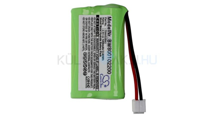 Telefonie fixă Phone Battery Replacement for Binatone 60AAS2BMJ, 6AAS2BMJ, 70AAS2BMJ - 1200mAh, 2.4V, NiMH