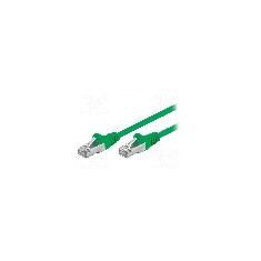 Cablu patch cord, Cat 5e, lungime 0.25m, F/UTP, Goobay - 68619