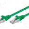 Cablu patch cord, Cat 5e, lungime 0.5m, F/UTP, Goobay - 50179