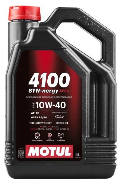 Ulei motor Motul 4100 SYN-nergy SPEC 10W40 5L 4100 SYN-NER S 10W40 5L