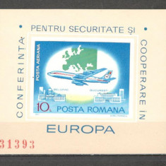 Romania.1977 Conferinta ptr. securitate si cooperare Belgrad-Bl. nedant. ZR.586