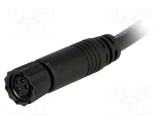Conector M8 1m mamă 4 pini cu manșon AMPHENOL LTW