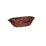 Cos decorativ, bambus, maro, 39x26x11cm