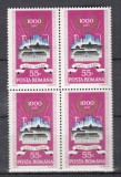 ROMANIA 1972 LP 808 MILENIUL ORASULUI SATU-MARE BLOC 4 TIMBRE MNH, Nestampilat
