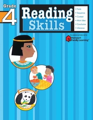 Reading Skills: Grade 4 (Flash Kids Harcourt Family Learning) foto