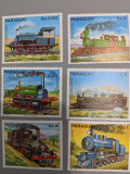 Paraguay - Timbre trenuri, locomotive, cai ferate, nestampilate MNH, Nestampilat