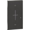 Placa intrerupator jaluzele K4027CW 2M Living Now Bticino negru KG43M2