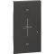 Placa intrerupator jaluzele K4027CW 2M Living Now Bticino negru KG43M2